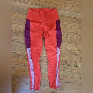 Fabletics Orange and Purple Leggings